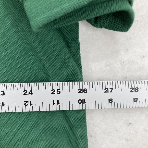 St Johns Bay Polo Shirt Mens 2XL Green Legacy Pique Non Roll Collar Golf Casual - Picture 8 of 12